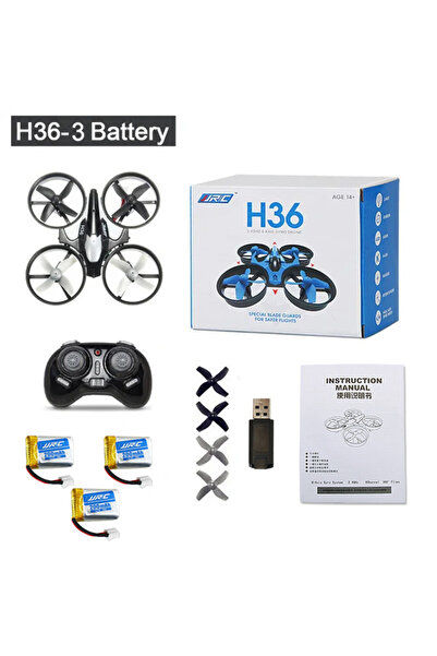 Choice3 Grey-3 Battery JJRC H36 Mini Drone 4ch 6-Axis Headless Mode Heliter 3...