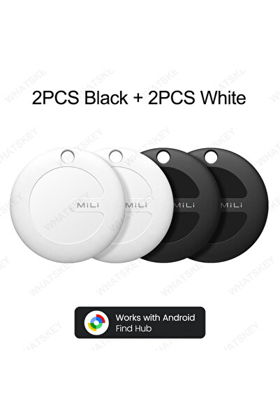 Choice10 Bk-2pcs-Wh-2pcs 1-4Pcs MiLi Mitag Go GPS Tracker Android Finder Comp...