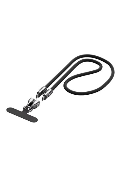 Choice 1.2m black 240W USB C Cable 2 in 1 Portable Lanyard USB C To Type C Mo...