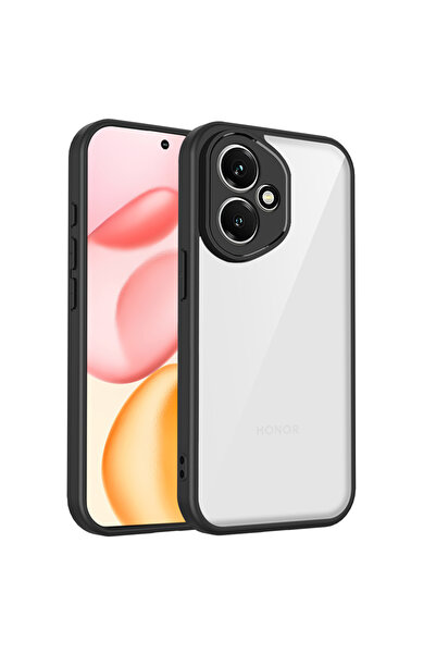 choice2 جراب HONOR 400 PC + TPU أسود لهاتف Honor 400 DNY-NX9، ممتص للصدمات بو...