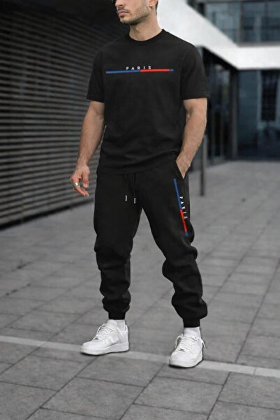 zeag Men's Paris-A Printed Sweatshirt and Trousers Set