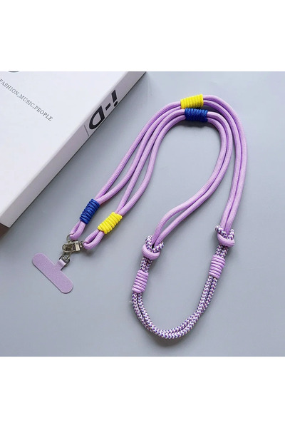 Choice1 حبل تعليق للهاتف المحمول مزدوج الاستخدامات، بوليستر /النايلون، بلونين...