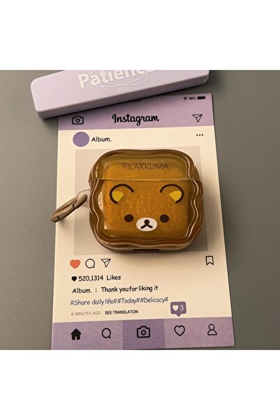 Choice6 جراب حماية لسماعات AirPods 3 A 2025 بتصميم دب كرتوني جديد، غطاء سماعا...