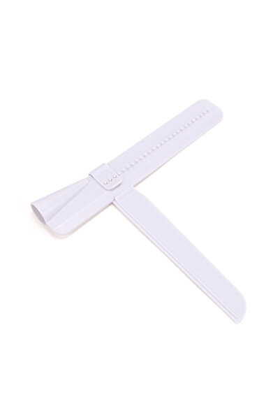 choice2 White Adjustable Cake Scraper Icing Smoother PP Rotary Cream Smoothin...