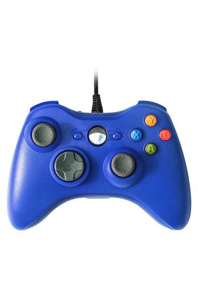 Choice5 وحدة تحكم لاسلكية/ بأسلاك زرقاء بأسلاك لجهاز ألعاب Xbox 360 مع خاصية ...