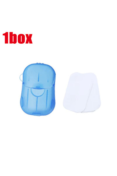 Choice19 blue 1/4/6pcs Portable Soap Paper Disposable Soap Paper Flakes Washi...