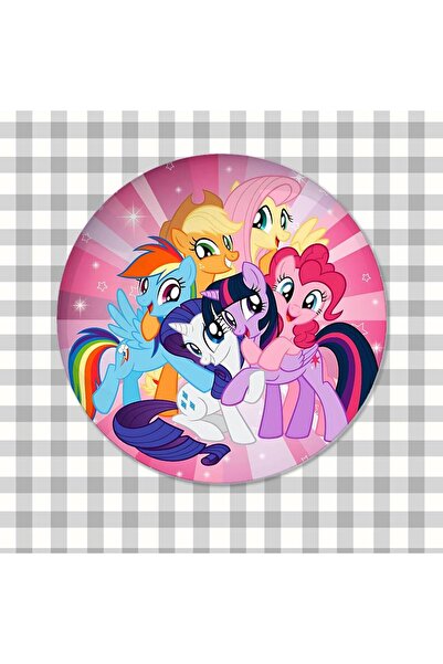 Choice دبابيس زينة لطيفة بتصميم شخصيات أنمي "ماي ليتل بوني" (25×25 مم) - مثال...