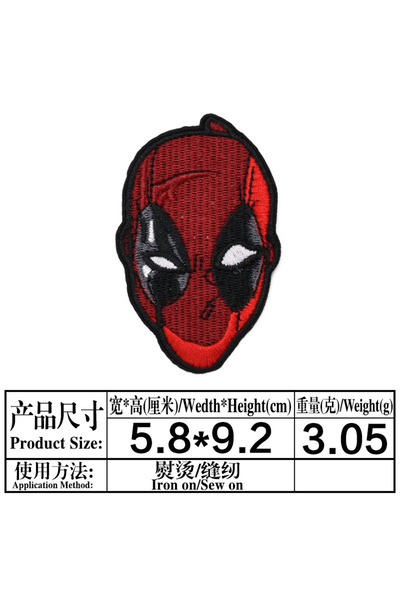 Choice6 MINISO Black Nickel 1Pcs Cartoon Miniso Disney Marvel Superhero Iron ...