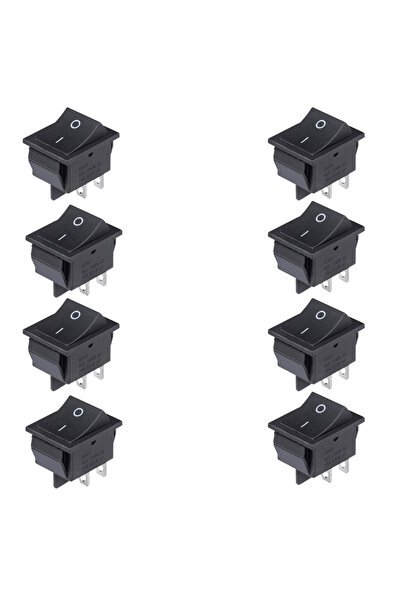 choice2 8pcs 8PCS Rker Switch DPST 40A 12V DC 4 Pin 2 Position Switch ON Off ...