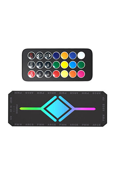 Choice1 black TEUCER Fan Intelligent Temperature Control 5v3 Pin Divine Light...