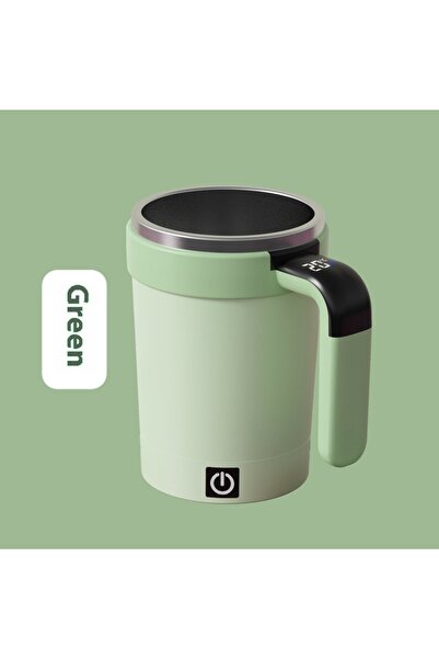 choice2 كوب تقليب مغناطيسي ذكي جديد بسعة 301-400 مل، أخضر اللون، مزود بخاصية ...