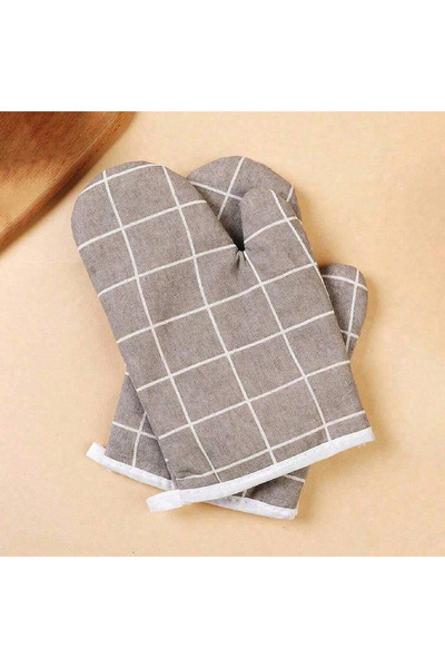 Choice7 قفازات مطبخ ذهبية اللون، نصف قطعة، للخبز والخبز، مناسبة للميكروويف، م...