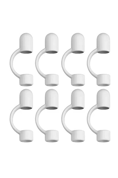 Choice غطاء قلم بديل أبيض - 8 قطع لقلم iPad Pencil 1st، جراب حماية من السيليك...