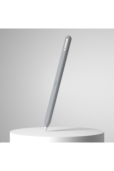 Choice18 جراب حماية من السيليكون الرمادي الفاتح لقلم Pencil Pro وقلم Pencil (...