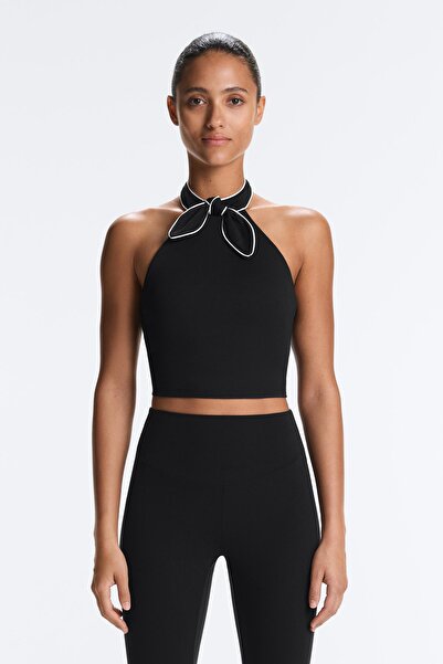 Oysho Comfortlux halter yaka fiyonklu tank top