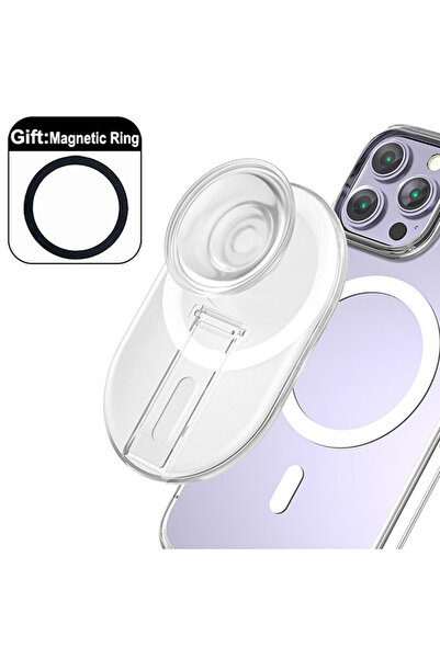 Choice حامل شفاف للهاتف المحمول من ماج سيف، حامل قابل للتمديد مع حاملين للآيفون