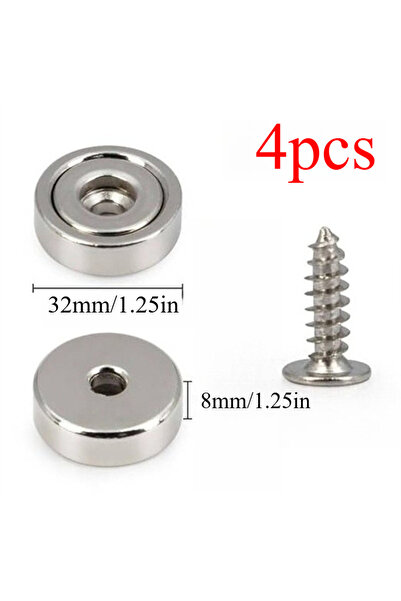 Choice3 4 قطع من مغناطيسات الأقراص A32/A16/A20/A25/A32 مع فتحة لولبية، قوة تث...