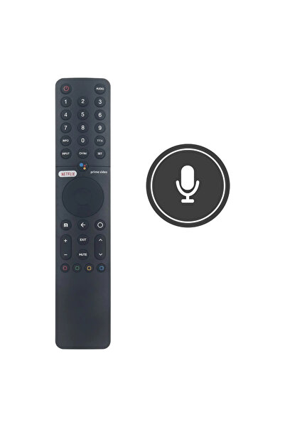 Choice جهاز تحكم عن بعد صوتي بتقنية بلوتوث بزاوية 360 درجة XMRM-19 أسود اللون...