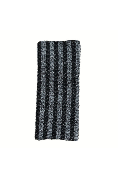 Choice Black stripes 1pc Exfoliating Washcloth Back Scrubber for Shower for M...