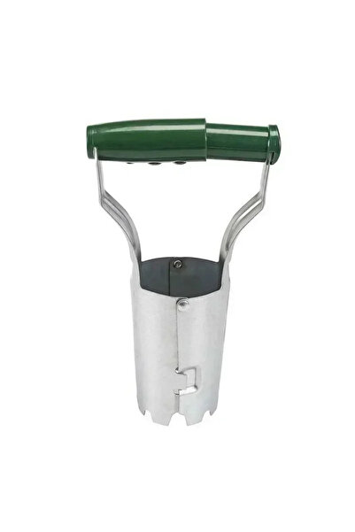 choice2 بذارة حفارة من الفولاذ المقاوم للصدأ باللون الأخضر الداكن، بمقبض خشبي...