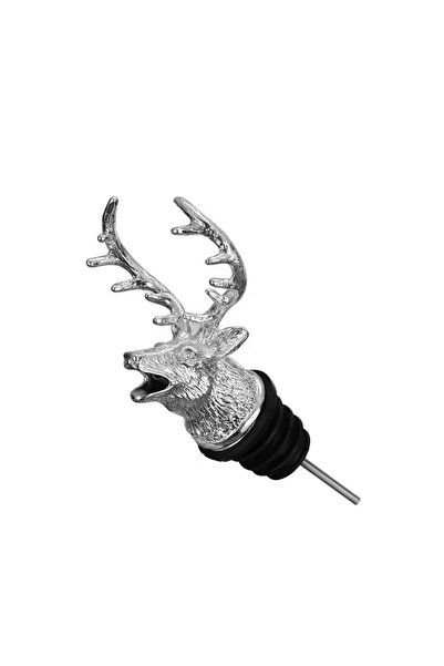 Choice1 Silver New Zinc Alloy Deer Head Bottle Nozzle Pourer Wine Dispenser D...