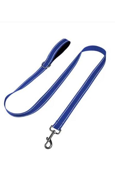 Choice18 2.5cmx120cm Blue Cats Dogs Harness Collar Lead Strap Night Reflectio...