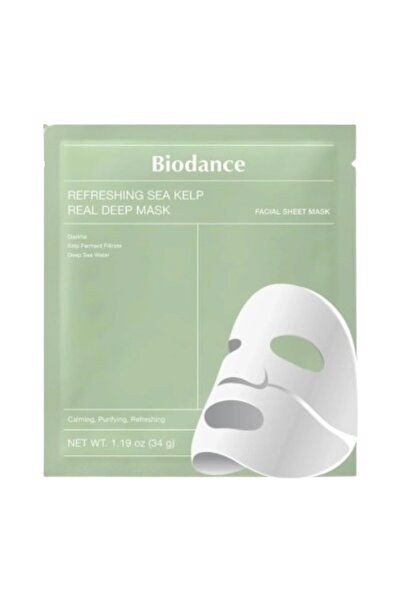 Biodance REFRESHING SEA KELP REAL DEEP MASK FACIAL SHEET MASK 1SHEET 34G