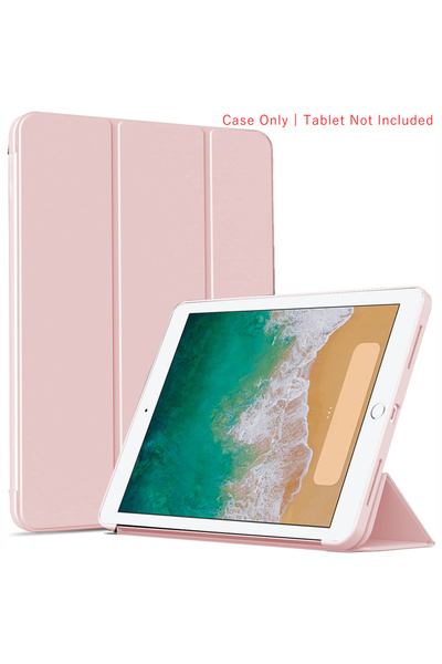 Choice5 جراب قلاب ثلاثي الطي وردي اللون من YT لجهاز iPad Air 2 مقاس 9.7 بوصة،...