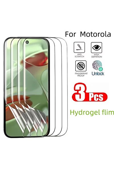 Choice14 3 قطع من غشاء الهيدروجيل لهاتف Moto Edge 30 Neo، و3 قطع من غشاء الجل...