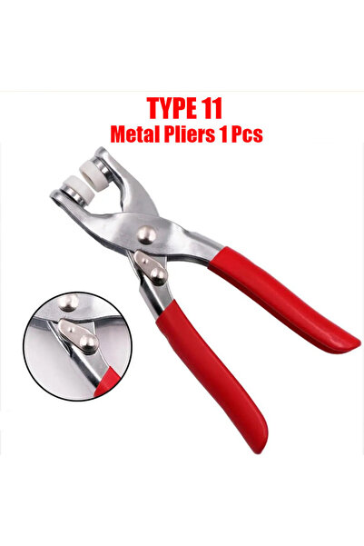 Choice11 TYPE 11 50/100 Metal Prong Snap Button Hollow Press Prong Fastener S...