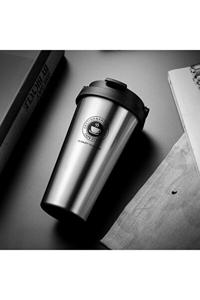 Choice3 كوب قهوة معزول حراريًا سعة 500 مل (16 أونصة) بلون طبيعي، بسعة 501-600...