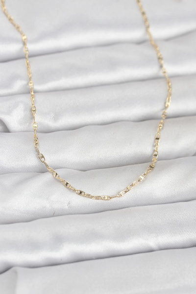 Clariss CM 14K Gold Renk Gemici Zincir Model 60 cm Kadın Kolye