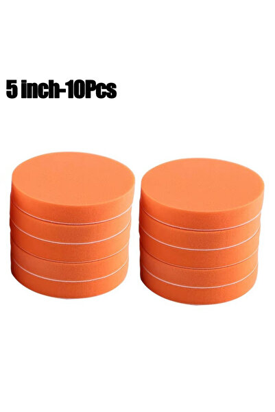 Choice 5 inch-10Pcs 5/6inch Car Buffing Polishing Pads Flat Foam Sponge Waxin...