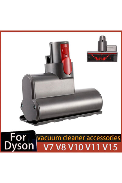 Choice رأس فرشاة صغير رمادي فاتح بمحرك كهربائي لمكنسة دايسون V7 V8 V10 V11 V1...