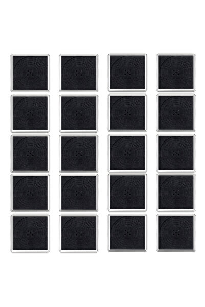 Choice 20Pcs 20 Pcs Clear Coin Snap Holders with Sponges Adjustable Coin Caps...