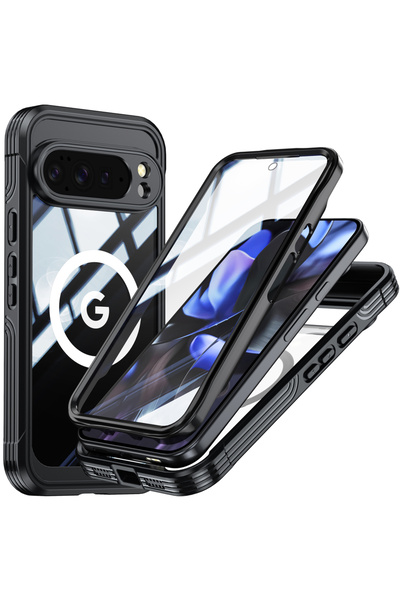 Choice3 غطاء أسود لهاتف Pixel 8 Pro، مناسب لهواتف Google Pixel 10 Pro XL وPix...