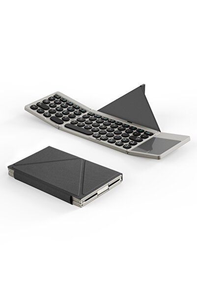 Choice لوحة مفاتيح بلوتوث صغيرة قابلة للطي من DUX DUCIS باللون الأسود، مزودة ...