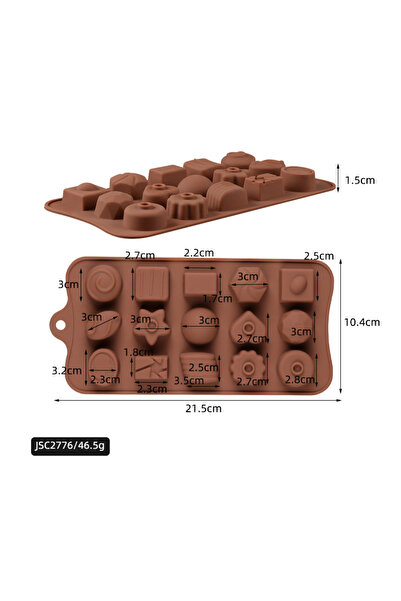 Choice6 12 قالب سيليكون لصنع حلوى الشوكولاتة، قوالب كيك، صينية خبز للمعجنات و...