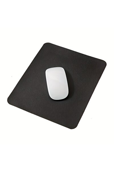 Choice4 Black Small PU Mouse Pad Single-sided Solid Color Universal Non-slip ...