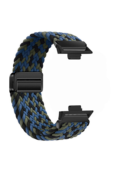 Choice51 سوار نايلون مضفر مغناطيسي قابل للتعديل لساعة Redmi Watch 4 و 5 بنمط ...