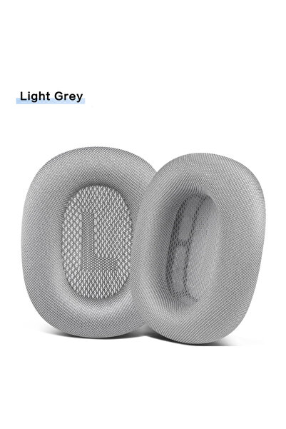 Choice وسائد أذن بديلة متوافقة مع سماعات AirPods Max باللون الرمادي الفاتح، و...