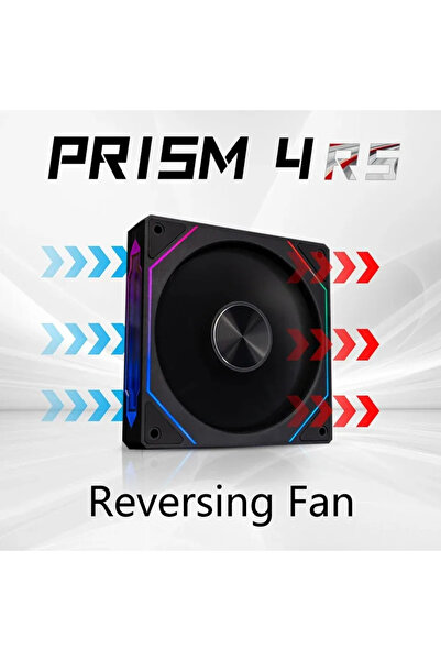 choice2 A-RGB black A1 PRISM 4 RS Computer Case Fan 12cm ARGB 4 Pin Quiet Coo...