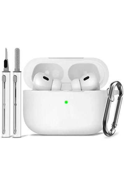 Choice1 جراب أبيض لسماعات AirPods Pro 3، ملحقات سماعات الأذن، سماعة بلوتوث لا...