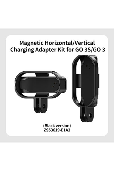 Choice8 شاحن عالمي 2 في 1 لكاميرا Insta360 Go 3 و 3S، جراب مغناطيسي، حامل ثلا...