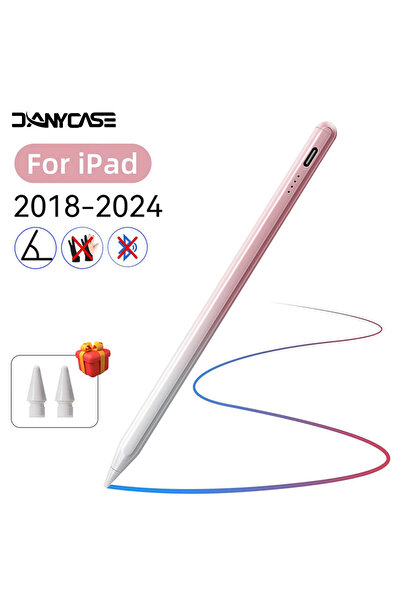 Choice4 قلم ستايلس وردي متدرج اللون لجهاز iPad من الجيل العاشر، مزود بخاصية ر...
