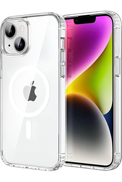 Choice13 جراب مغناطيسي شفاف لهاتف آيفون 13، متوافق مع آيفون 17، 16 برو ماكس، ...