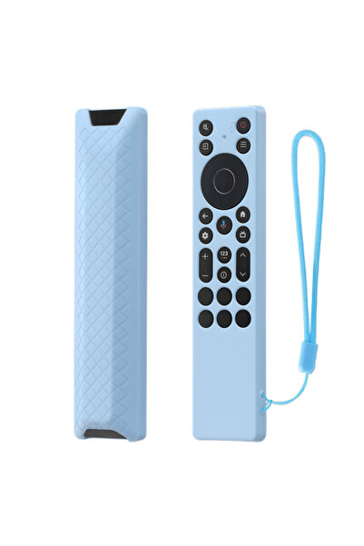 Choice غطاء حماية أزرق مضيء، قطعة واحدة، لجهاز التحكم عن بعد TCL RC923A/RC813...