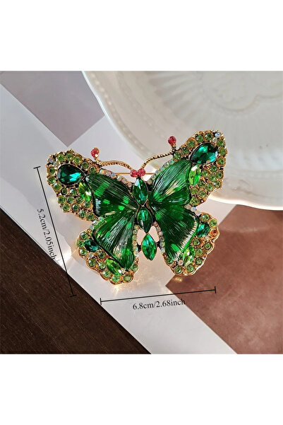 Choice1 فراشة خضراء جديدة متعددة الاستخدامات وعصرية وملونة، مقاس 6.8 × 5.2 سم...