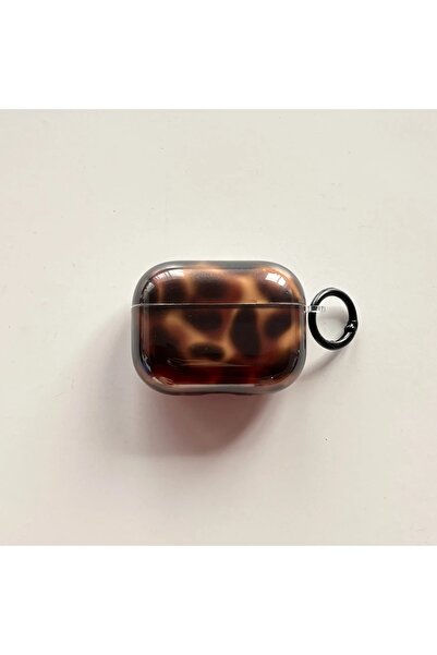 Choice8 For AirPods 4 black Advanced Stylish Brown Amber Pattern With Lanyard...