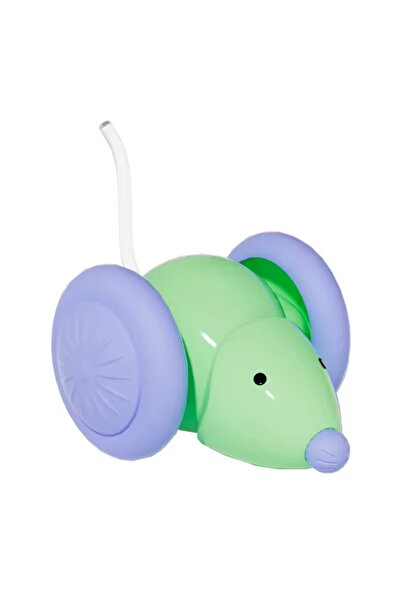 Choice1 لعبة سيارة فأر كهربائية خضراء للحيوانات الأليفة، لعبة تفاعلية للقطط، ...